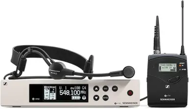 Crafted Sennheiser EW 100-ME3 Wireless Headset Microphone System - A1 Band (470-516 MHz)