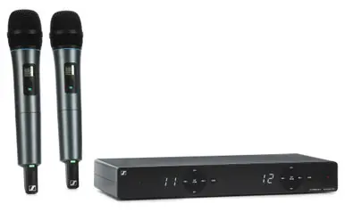 Sennheiser XSW 1-825 Dual Wireless Dual Handheld Microphone System - A Range (548-572 MHz) Viral