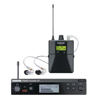 Shure PSM300 P3TRA215CL Wireless In-ear Monitor System - G20 Band (488.150 - 511.850 MHz) Fan Favorite