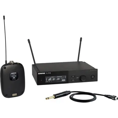 Shure SLXD14 Wireless Guitar System - G58 Band (470-514 MHz) Best Seller