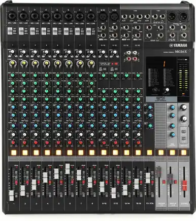 Yamaha MG16X CV 16-channel Stereo Mixer with Effects Same Day Shipping
