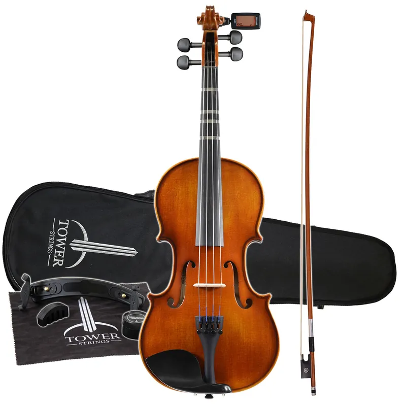 Same Day Shipping Tower Strings Entertainer EasyTune™ Violin Bundle