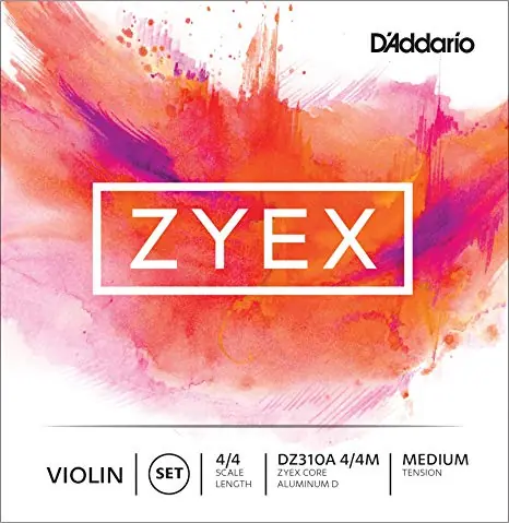 Popular D'Addario Zyex Violin Silver G String