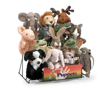 Latest Folkmanis Puppet Counter Display