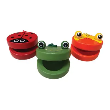 Assorted Animal Clacker Wooden Castanet Today Only