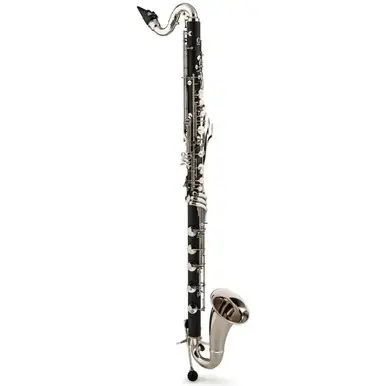 Backun Alpha Low C Bass Clarinet with Silver Keys and Backpack Case Last Chance