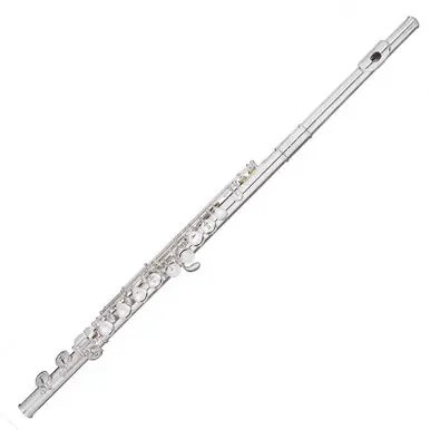 Must Have Trevor James PF-HRO Silver-Plated Intermediate Privilege Flute - Offset G