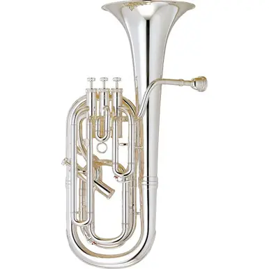 Yamaha YBH-621S Professional 4-Valve Baritone - Silver Plated Professional Grade