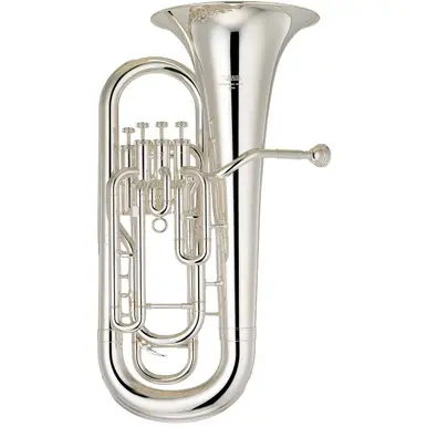 Yamaha YEP-321S Intermediate 4-Valve Euphonium with Case - Silver Plated Fan Favorite