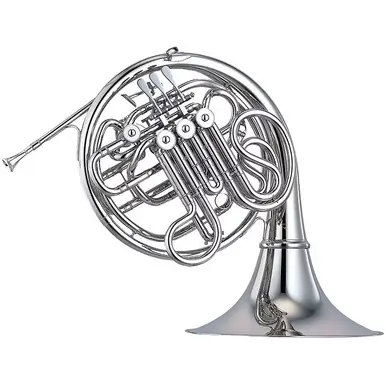 Yamaha YHR-668NDII Professional Nickel Silver Double French Horn with Detachable Bell Direct From Factory