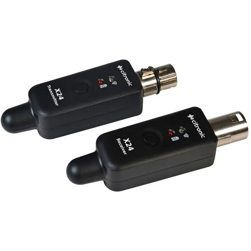 Fast Shipping Citronic X24 Plug-in 2.4GHz Wireless Set