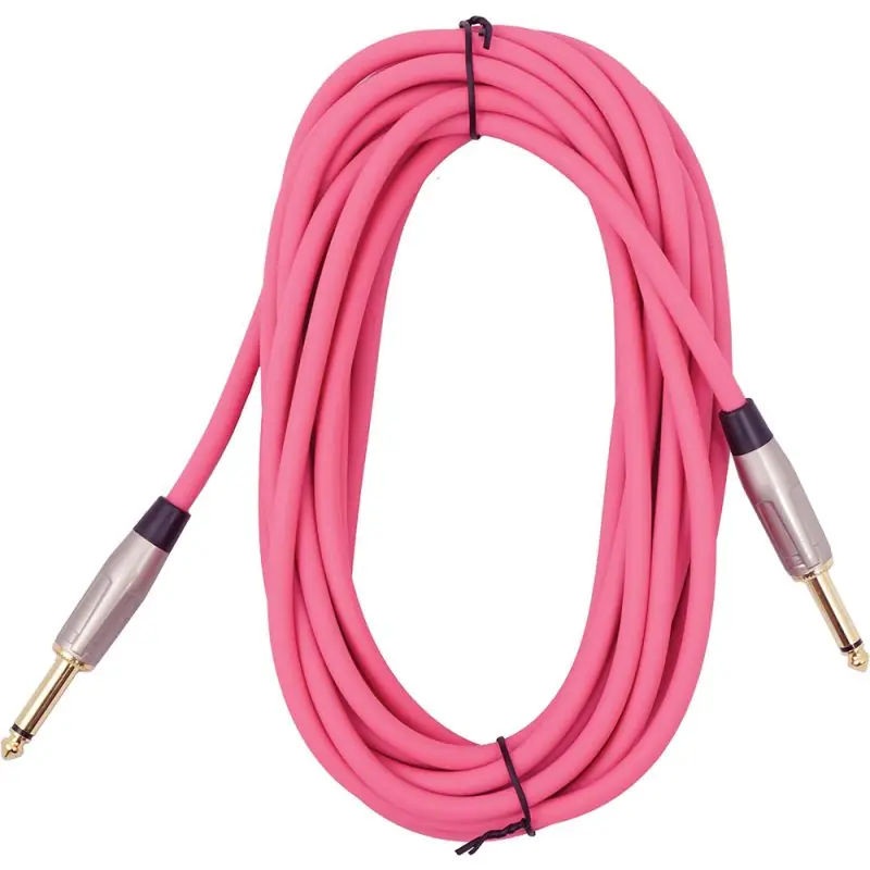 Popular Viking VGL-2026-PK 6m Pink Guitar Lead. SS