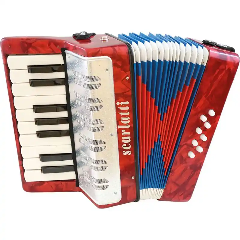 Cheap Scarlatti Child's Piano Accordion, Red