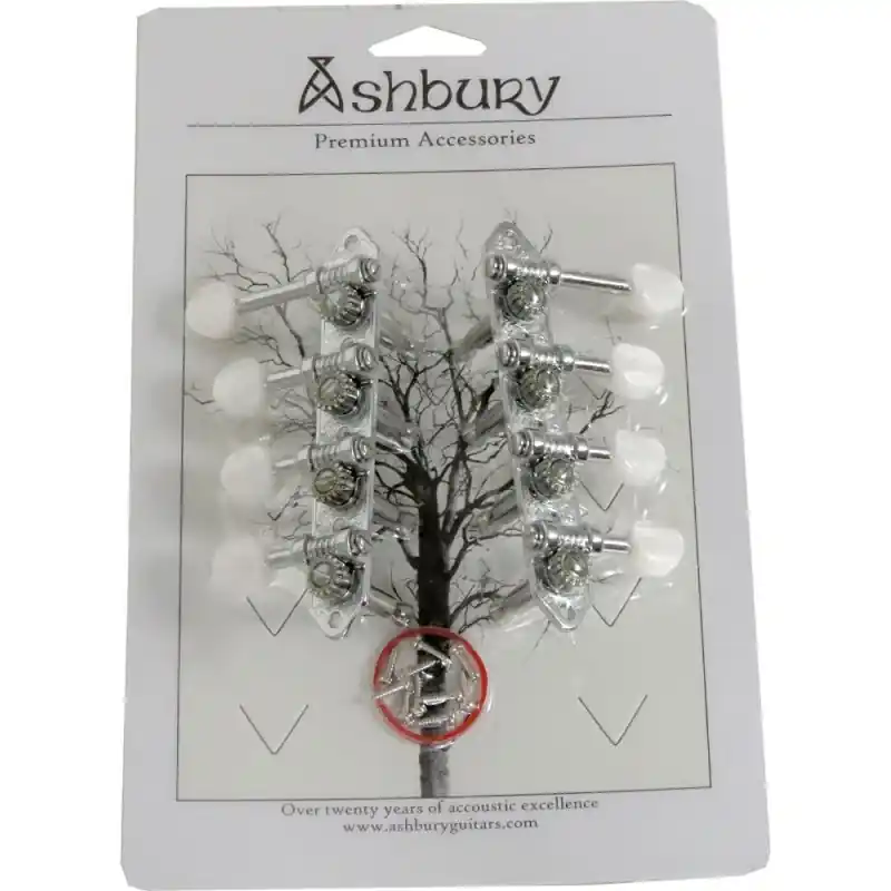 Fresh Stock Ashbury AS-2034 F Style Machine Heads, Chrome