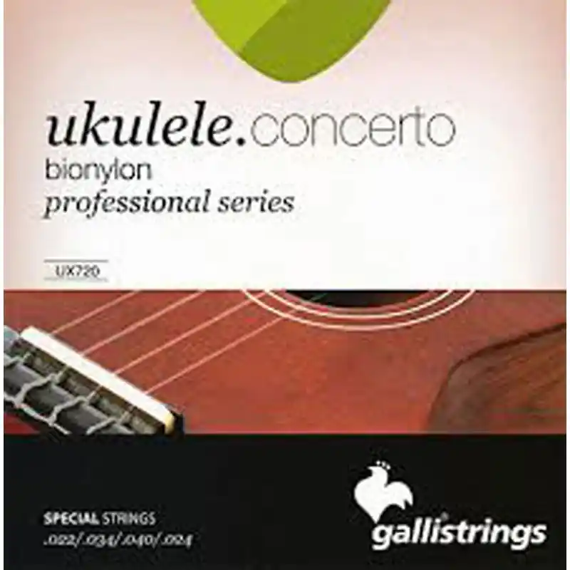 Professional Grade Galli UX-720 Uke Strings, Concert BioNylon