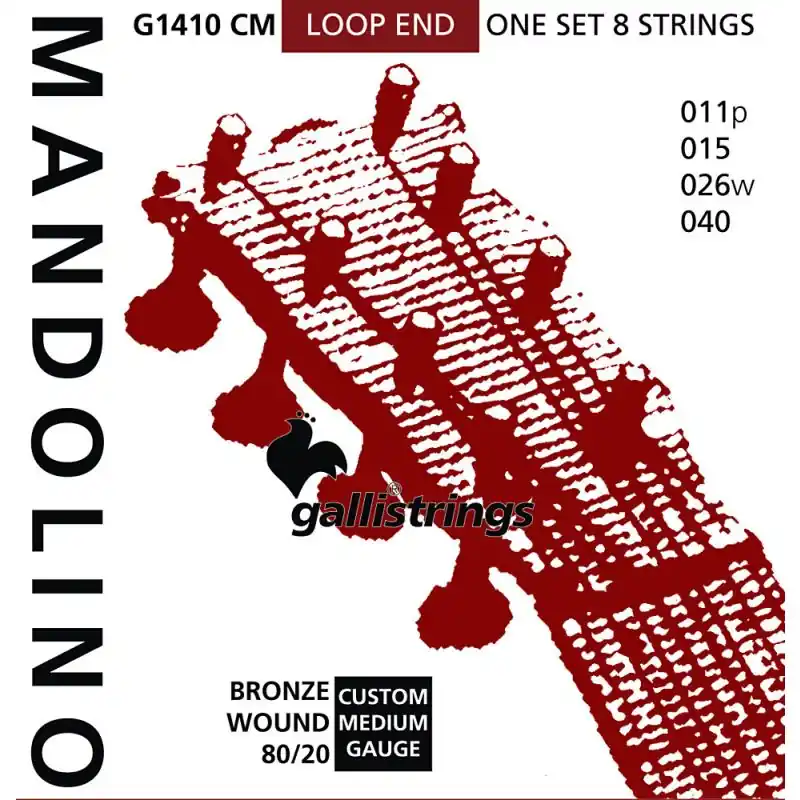 Bargain Galli G1410CM Mandolin Strings, Brz. Medium