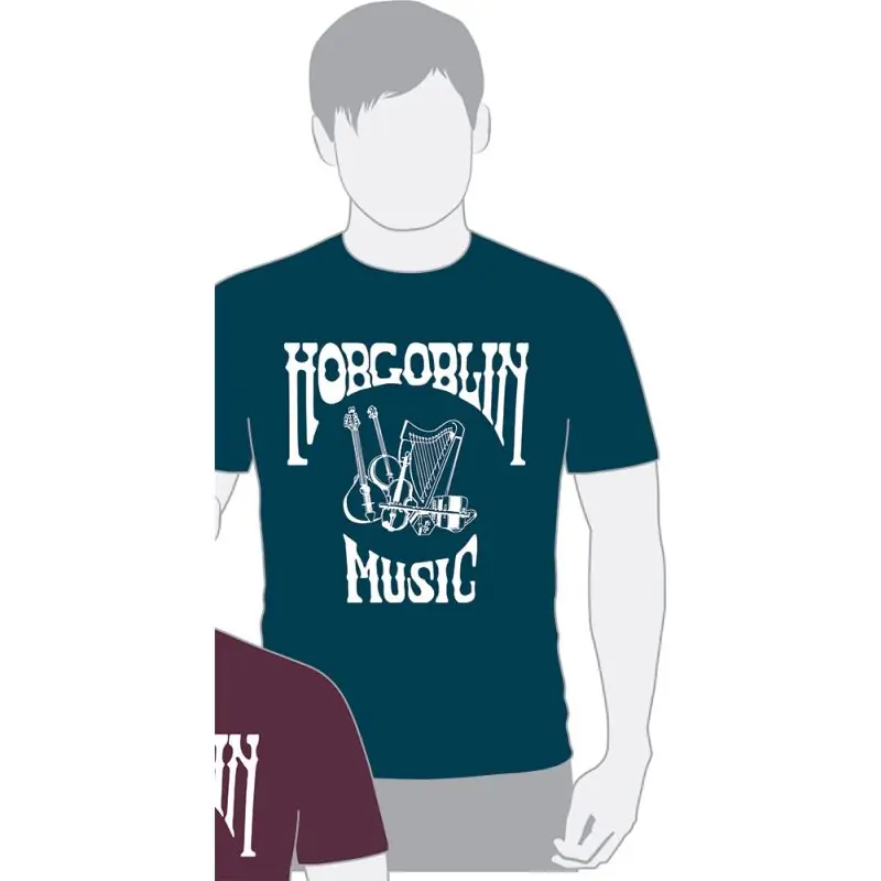 Hobgoblin Music T-Shirt, Medium.Midnight Green Bulk Order