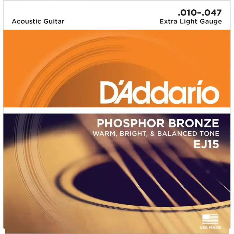 Buy Online D'Addario EJ15 Acoustic Guitar Strings
