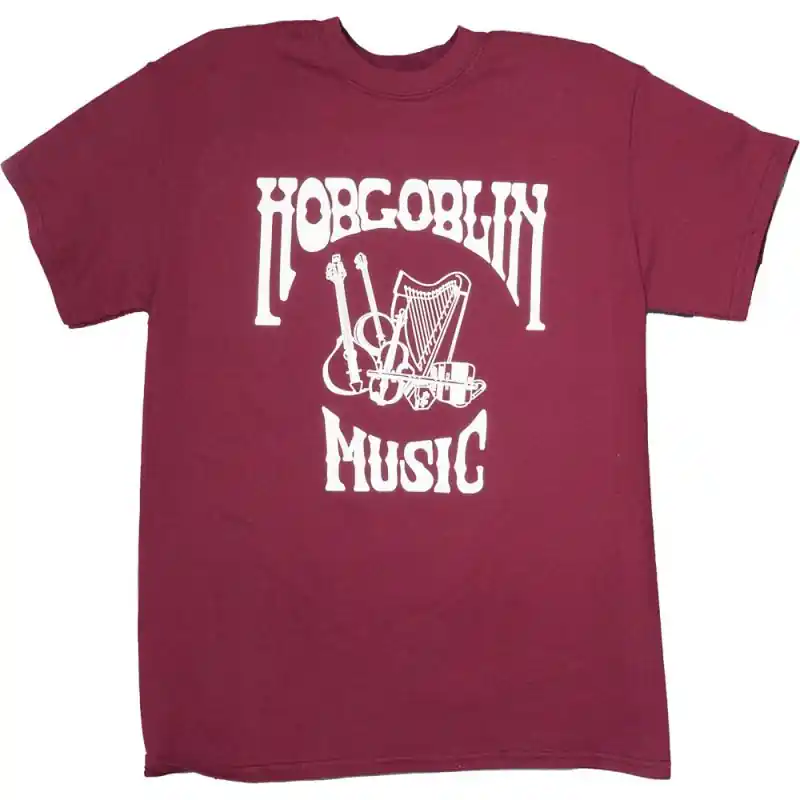 Latest Hobgoblin Music T-Shirt, Medium. Maroon