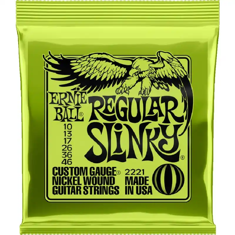 Hot Deal Ernie Ball P02221 Regular Slinky Guitar Strings