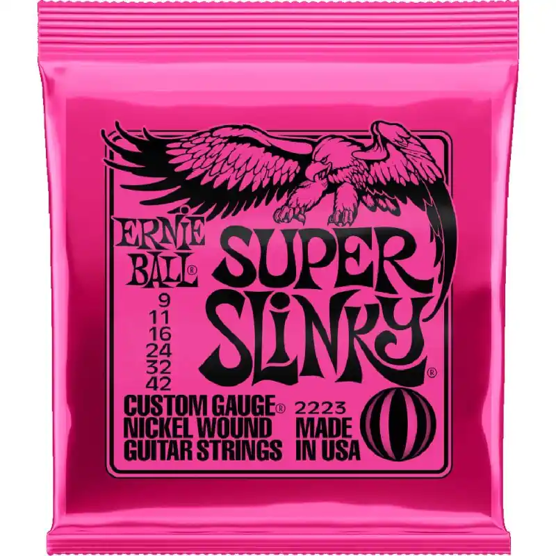 High Quality Ernie Ball P02223 Super Slinky Guitar Strings