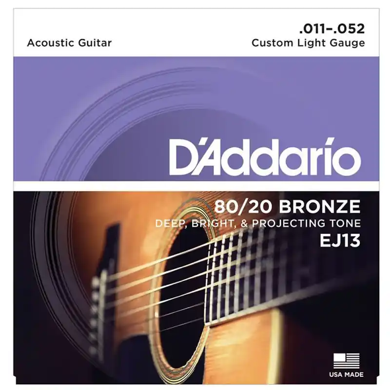 D'Addario EJ13 Acoustic Guitar Strings Markdown