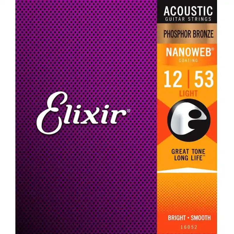 Elixir NanoWeb Guitar Set, Light. Ph\\/Bronze Deal