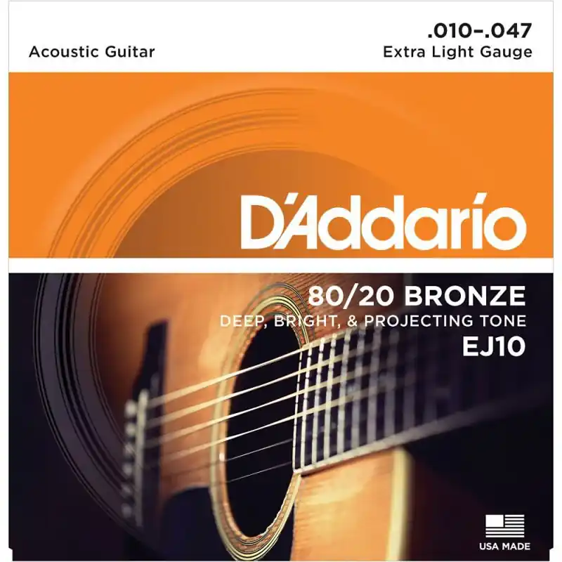 Cheap D'Addario EJ10 Acoustic Guitar Strings