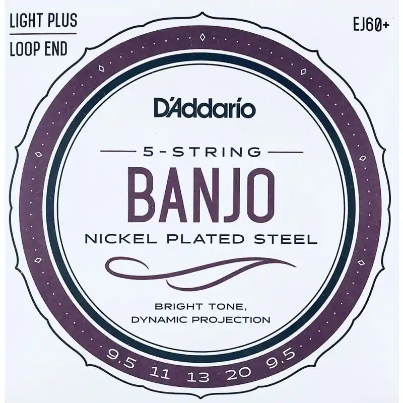 D'Addario EJ60+ 5 string Banjo Strings Last Chance