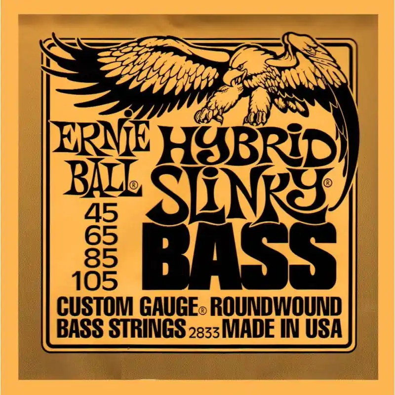 Ernie Ball P02833 Super Hybrid Bass Strings Money Back Guarantee