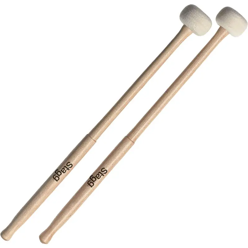 Exclusive Offer Stagg SMTIM F38 Maple Timpani Mallets, Pair