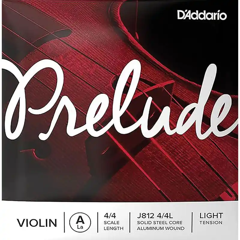 D'Addario J812 4\\/4M Prelude Violin Single A String Crafted