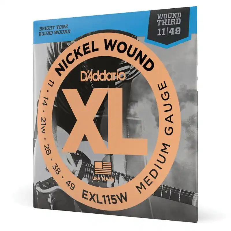 D'Addario EXL115W Nickel Wound Electric Strings Markdown
