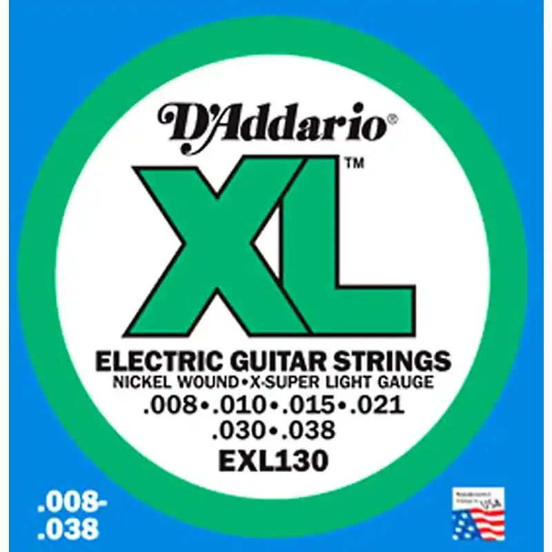 Crafted D'Addario EXL130 Electric Guitar Strings