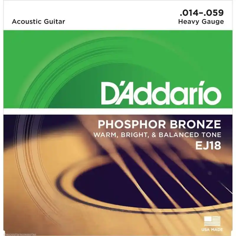 D'Addario EJ18 Acoustic Guitar Strings Cheap
