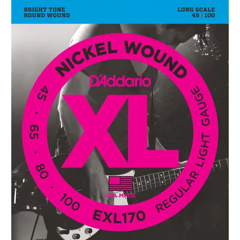 D'Addario EXL170S Electric Bass Strings, Short S Last Chance