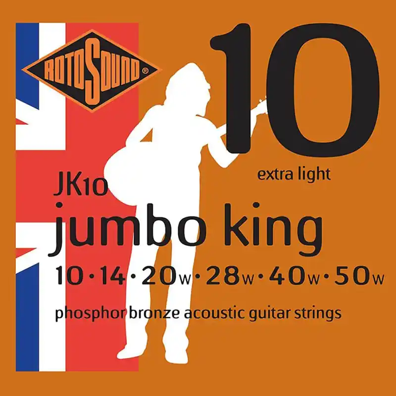 Rotosound JK-10 Jumbo King Guitar Strings, 1050 Markdown