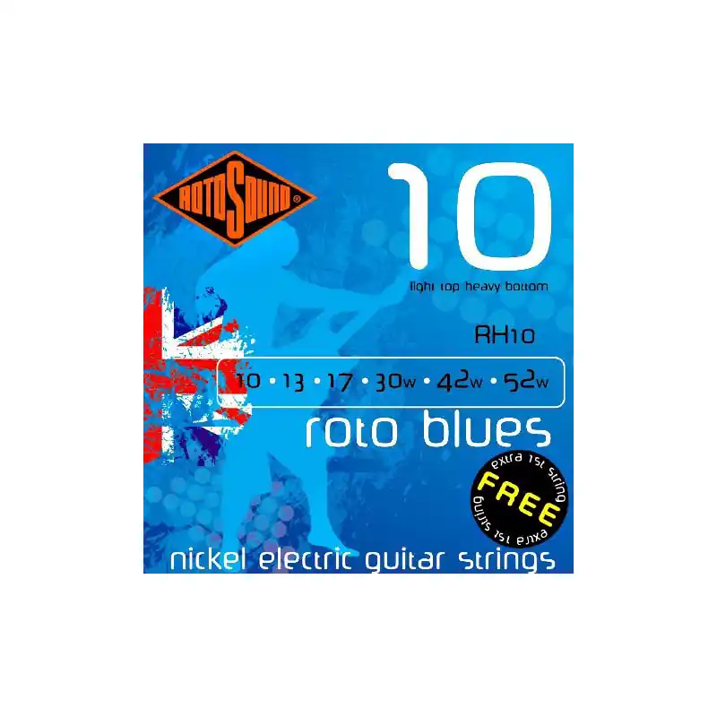 Hot Picks Rotosound RH10 Roto Blues Electric Guitar Set