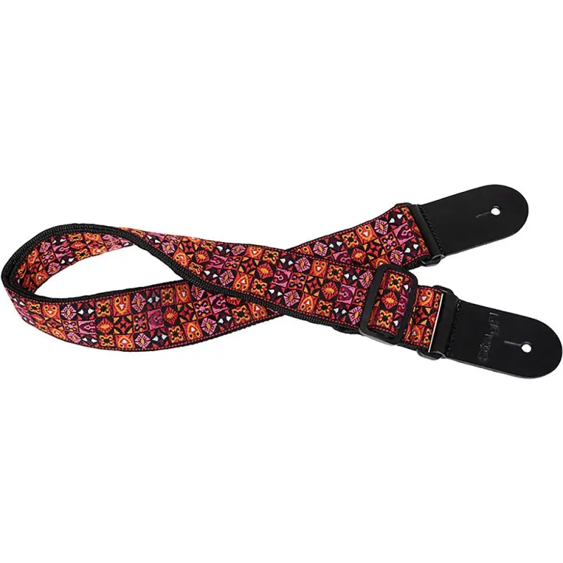 Stagg SWO HOOTMIX Woven Guitar Strap, Hoot Red Wholesale