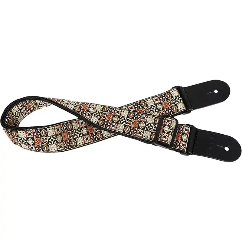 Stagg SWO HOOTMIX Woven Guitar Strap, Hoot Yello Money Back Guarantee
