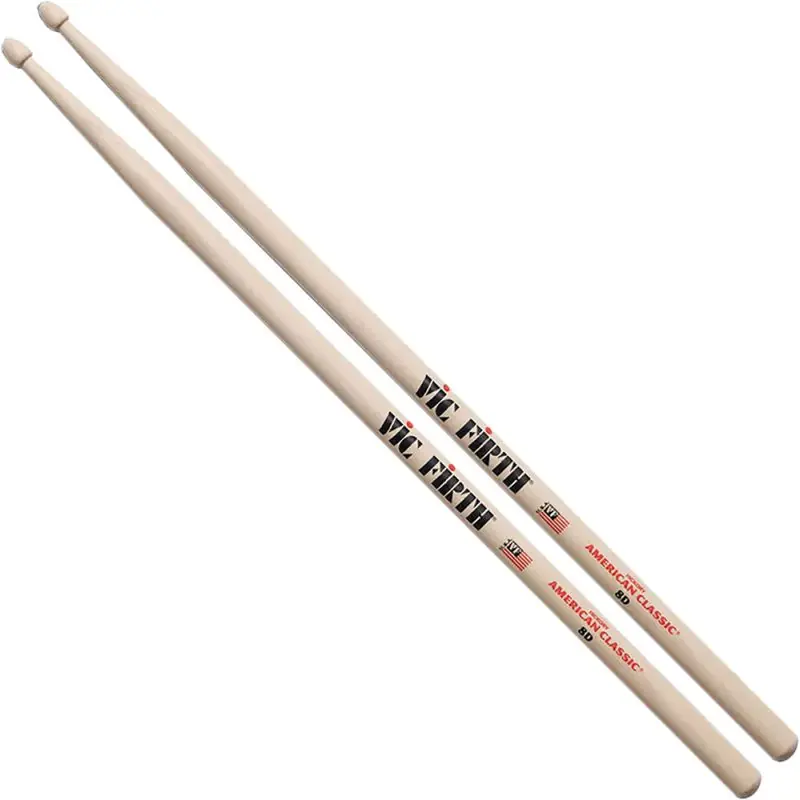 Vic Firth VF-8D American Classic 8D Wood Tip Trusted Brand