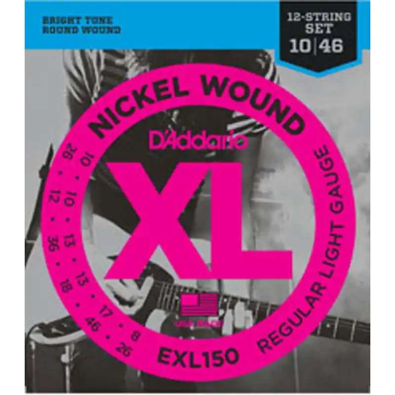 Secure Checkout D'Addario EXL150 Electric Guitar Strings, 12str