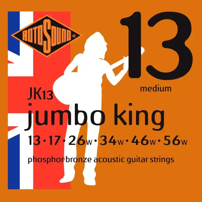 Rotosound JK13 Jumbo King Guitar Strings, 1356 Reduced Price