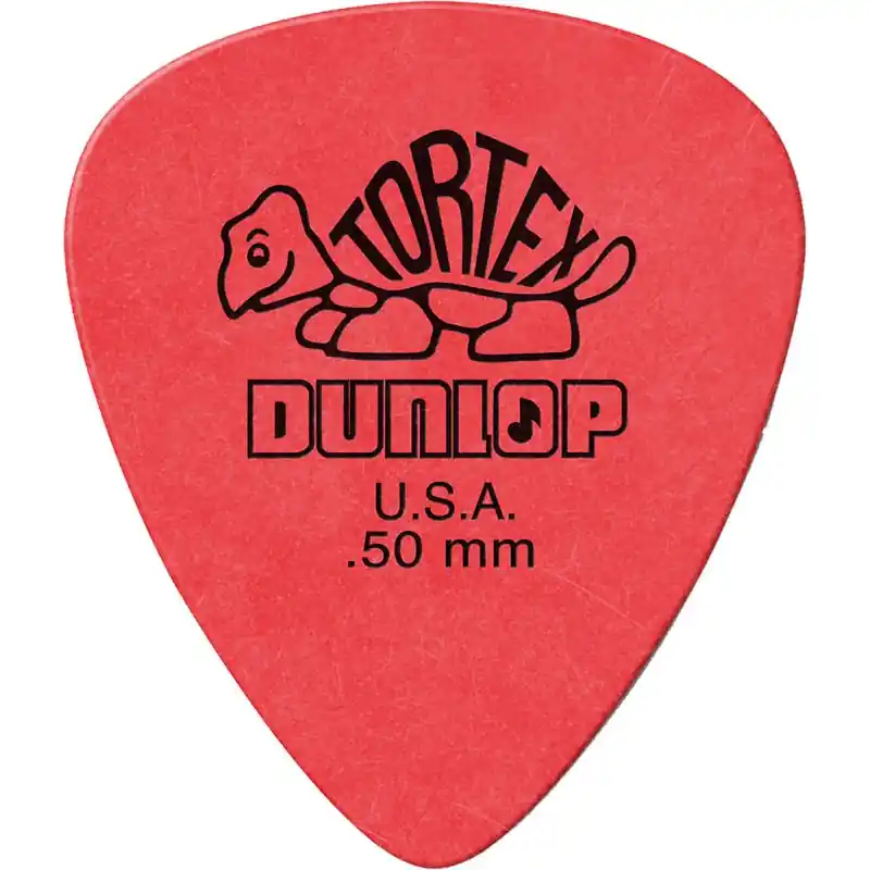 Dunlop Tortex Standard Pick, Red. Pack of 12 Free Returns