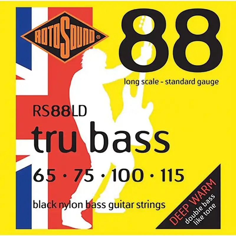 Save Now Rotosound RS88LD Tru Bass Strings Black 65-115