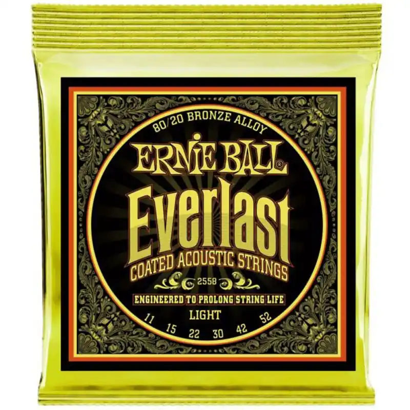 Ernie Ball Everlast 80\\/20 Guitar Strings, Lights Seasonal Sale