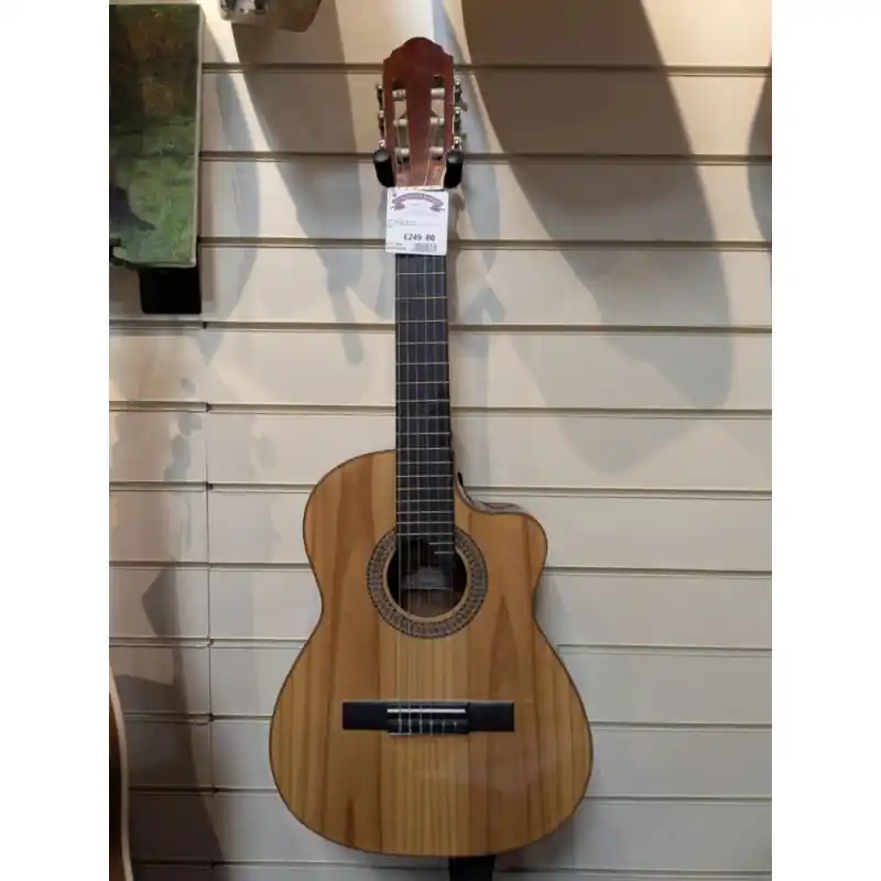 Handmade JVC Musico Quinto Electro-Acoustic 1\\/2 Guitar. W\\/ Bag