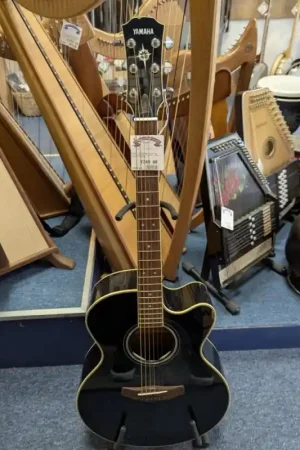 Yamaha CPX700 OBB Solid Top electro-acoustic Guitar, some cosmetic damage. Authentic
