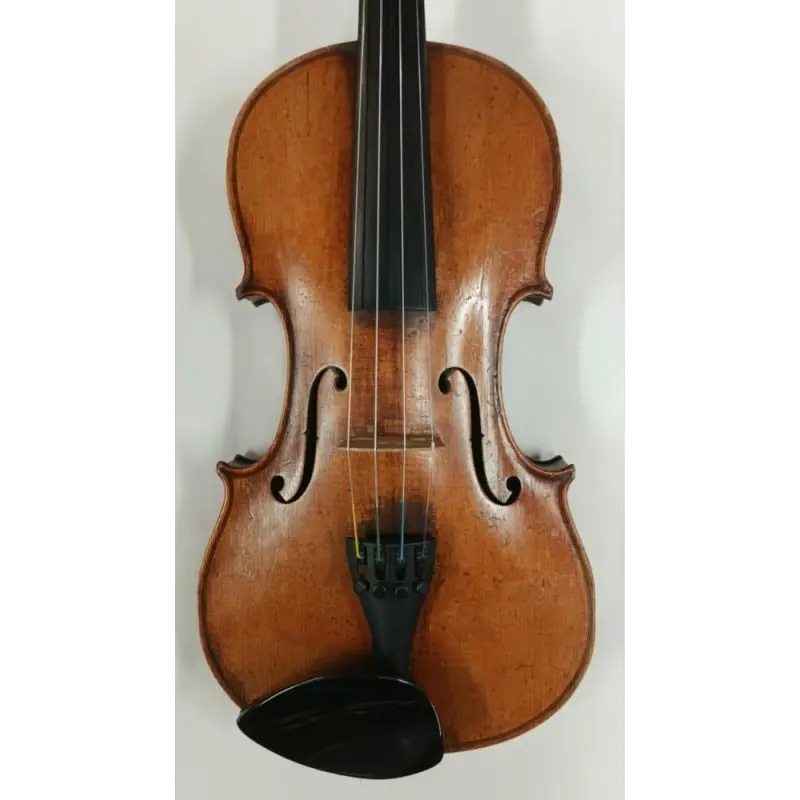 German 7\\/8 (347mm) Wolf Brothers Violin 1892, Two Piece Back, Broad Flame, Amber Varnish, w\\/2 Bows and Case Secure Checkout