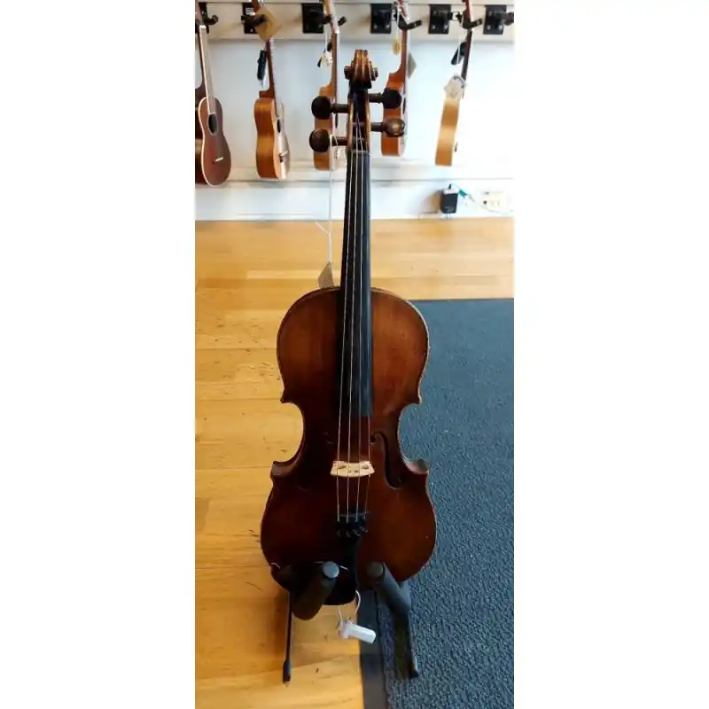 German 4\\/4 Violin labelled Stradivarius early 1900?s possibly Saxon. Maple wood back with curl grain. Good Exclusive Offer